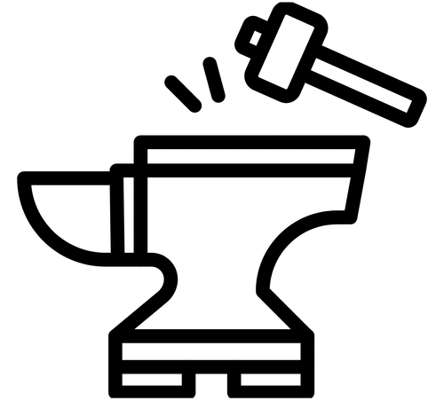 Anvil & hammer icon